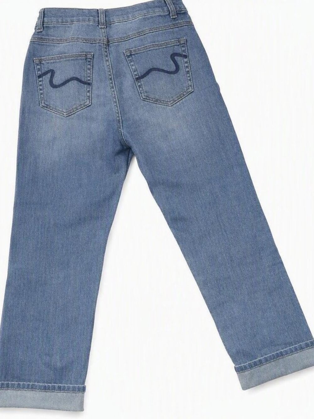 Santana Ladies Straight-Leg Capri Jeans Size 8